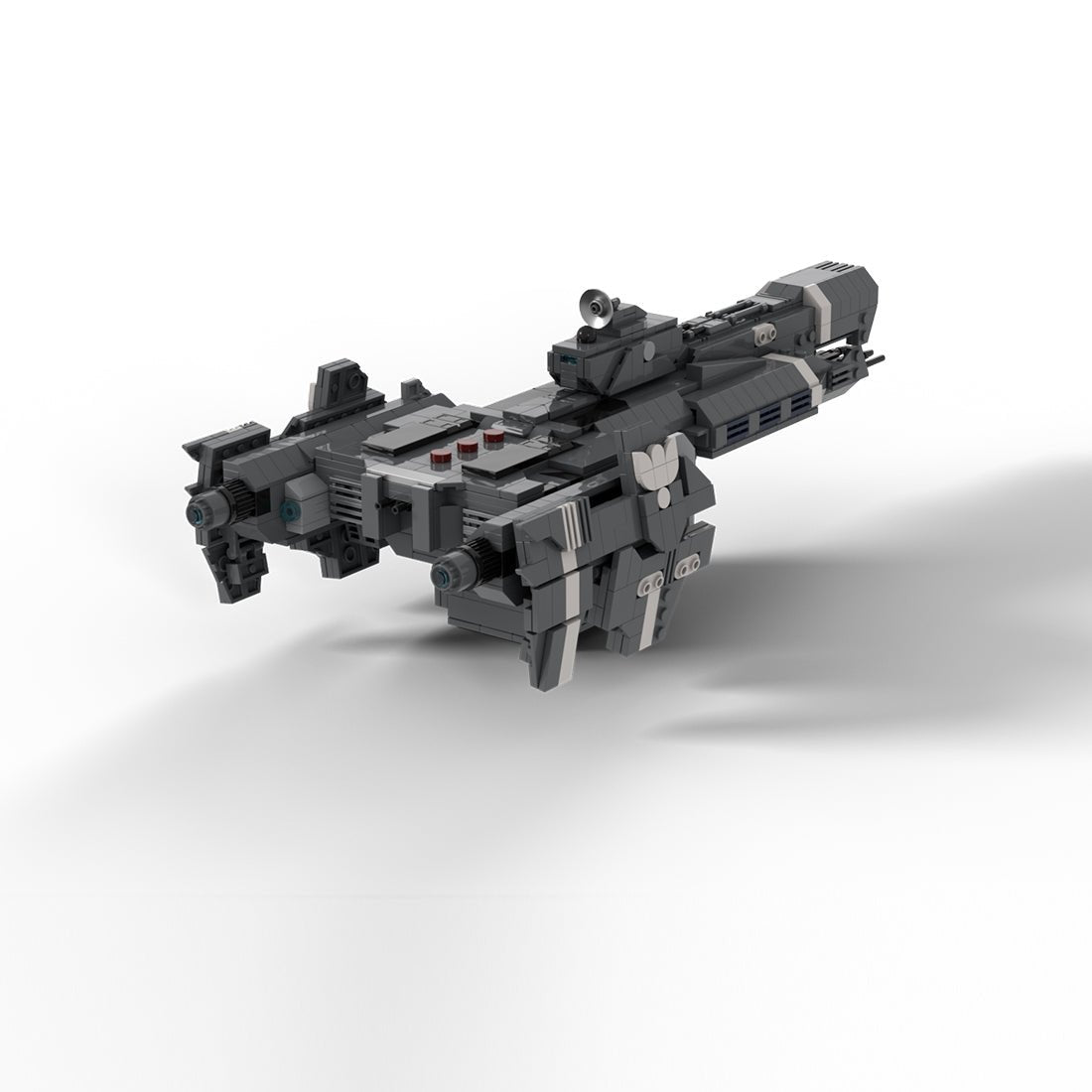 MOC - 239213 Charon - class light Frigate - UNSC Aegis Fate Klemmbausteine - LesDiy - Klemmbausteine