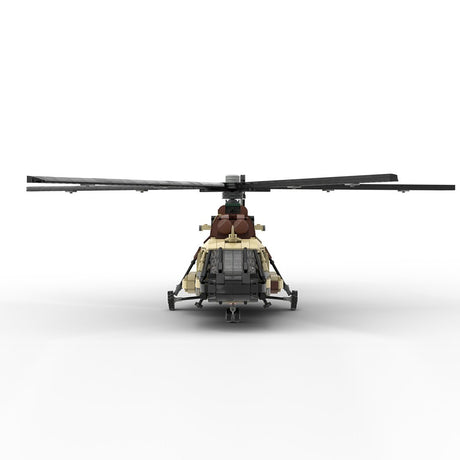 MOC - 239414 MIL Mi - 17 - 1:35 Scale Klemmbausteine(Apricot Yellow) - LesDiy - Klemmbausteine