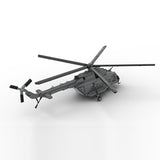 MOC - 239414 MIL Mi - 17 - 1:35 Scale Klemmbausteine(Gray) - LesDiy - Klemmbausteine