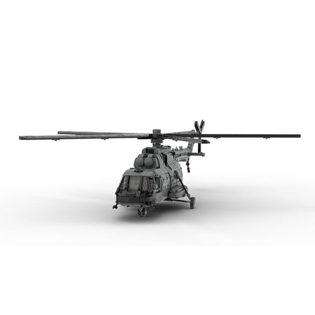 MOC - 239414 MIL Mi - 17 - 1:35 Scale Klemmbausteine(Gray) - LesDiy - Klemmbausteine