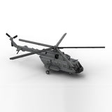 MOC - 239414 MIL Mi - 17 - 1:35 Scale Klemmbausteine(Gray) - LesDiy - Klemmbausteine