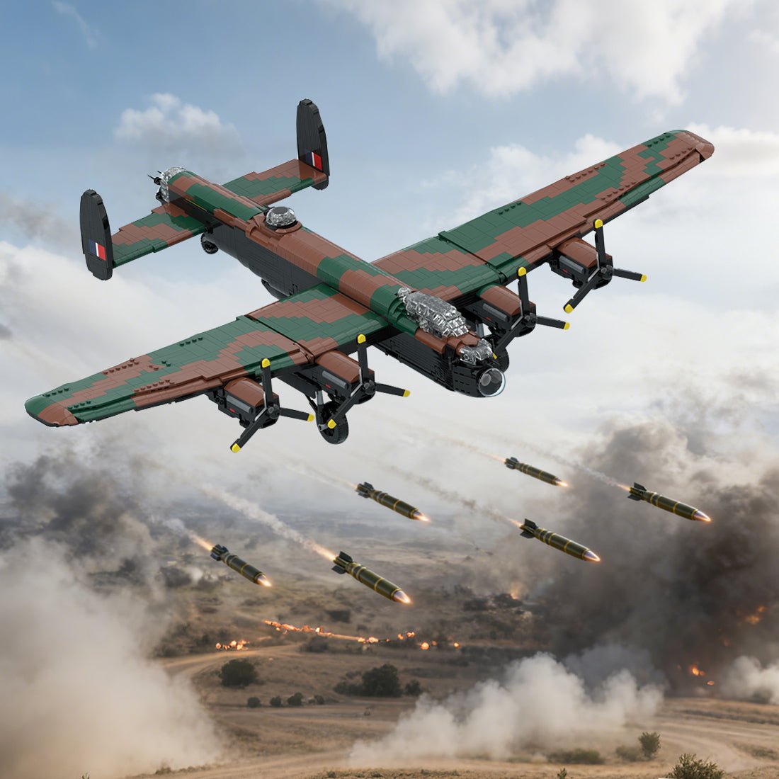 MOC - 239563 Avro Lancaster Klemmbausteine - LesDiy - Klemmbausteine