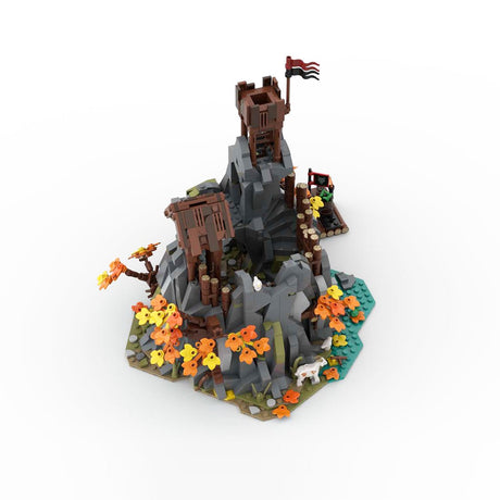 MOC - 241073 The Stronghold of Bandit Gavas Klemmbausteine - LesDiy - Klemmbausteine