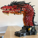  MOC - 241509 Fire Dragon Bust - inspired by Smaug Klemmbausteine - LesDiy - Klemmbausteine