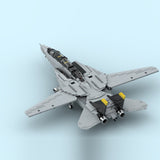 MOC - 241734 F - 14 Tomcat Klemmbausteine - LesDiy - Klemmbausteine