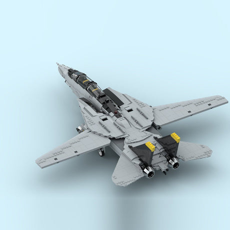 MOC - 241734 F - 14 Tomcat Klemmbausteine - LesDiy - Klemmbausteine