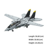 MOC - 241734 F - 14 Tomcat Klemmbausteine - LesDiy - Klemmbausteine