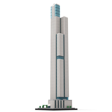 MOC - 241968 Tower 1 at Nanjing Financial City II 1:800 Klemmbausteine - LesDiy - Klemmbausteine
