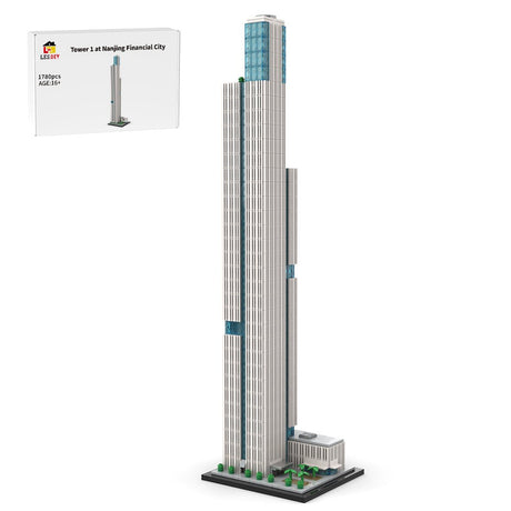 MOC - 241968 Tower 1 at Nanjing Financial City II 1:800 Klemmbausteine - LesDiy - Klemmbausteine