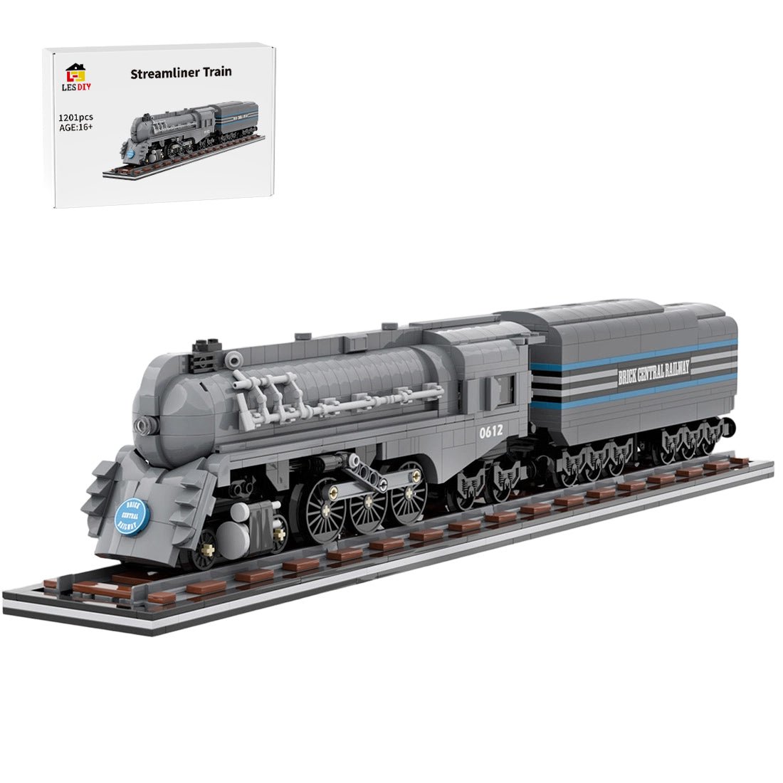 MOC - 242027 Hudson Streamliner Klemmbausteine - LesDiy - Klemmbausteine