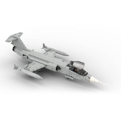 MOC - 242444 F - 104 StarFighter - 1:35 Scale Klemmbausteine - LesDiy - Klemmbausteine