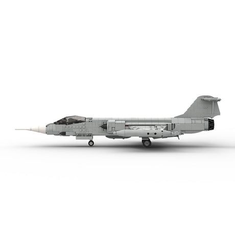 MOC - 242444 F - 104 StarFighter - 1:35 Scale Klemmbausteine - LesDiy - Klemmbausteine
