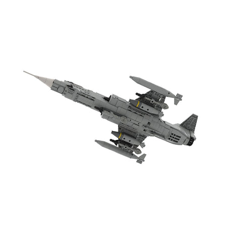 MOC - 242444 F - 104 StarFighter - 1:35 Scale Klemmbausteine - LesDiy - Klemmbausteine