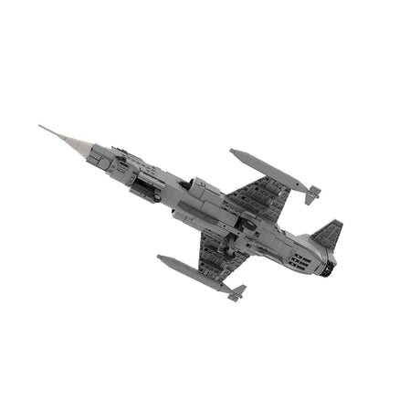 MOC - 242444 F - 104 StarFighter - 1:35 Scale Klemmbausteine - LesDiy - Klemmbausteine