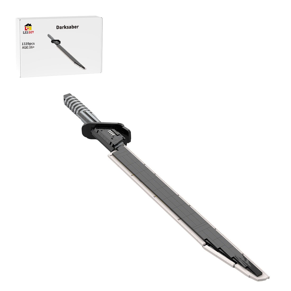 MOC - 242451 Darksaber 1:1 Scale - Detachable Klemmbausteine - LesDiy - Klemmbausteine