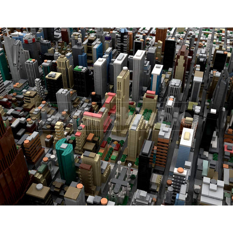 MOC - 243095 1/2000 Scale Midtown Manhattan - New York City Klemmbausteine - LesDiy - Klemmbausteine