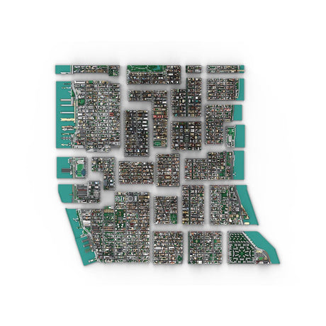 MOC - 243095 1/2000 Scale Midtown Manhattan - New York City Klemmbausteine - LesDiy - Klemmbausteine