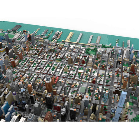 MOC - 243095 1/2000 Scale Midtown Manhattan - New York City Klemmbausteine - LesDiy - Klemmbausteine