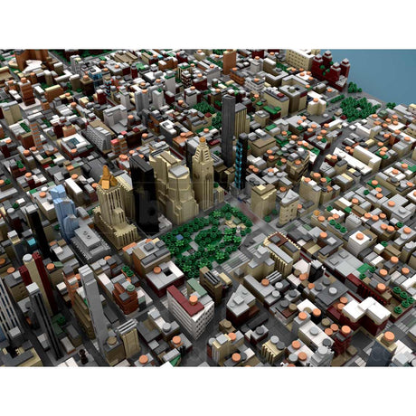 MOC - 243095 1/2000 Scale Midtown Manhattan - New York City Klemmbausteine - LesDiy - Klemmbausteine