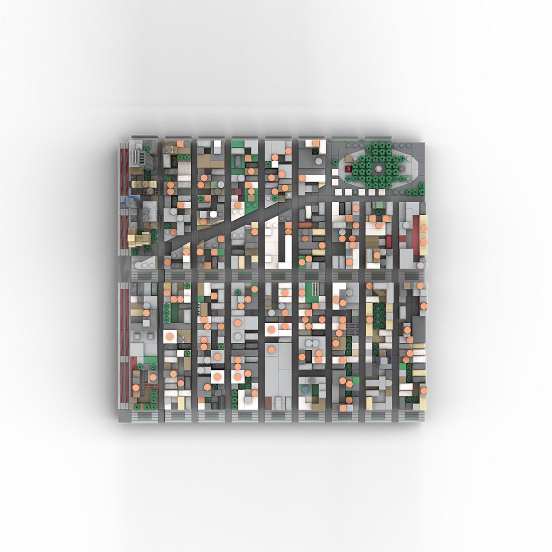 MOC - 243095 1/2000Scale NYC - Midtown Manhattan Flatiron District Klemmbausteine - LesDiy - Klemmbausteine