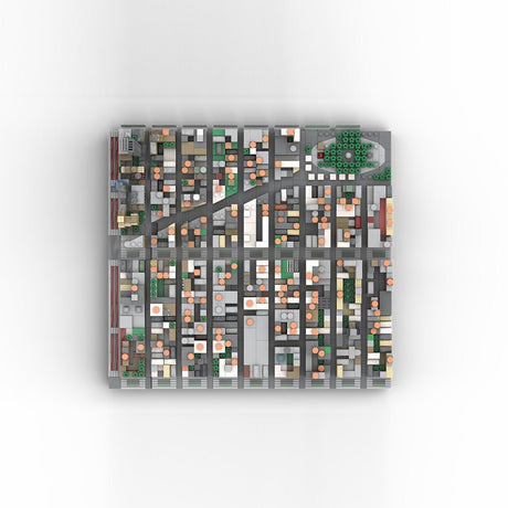 MOC - 243095 1/2000Scale NYC - Midtown Manhattan Flatiron District Klemmbausteine - LesDiy - Klemmbausteine