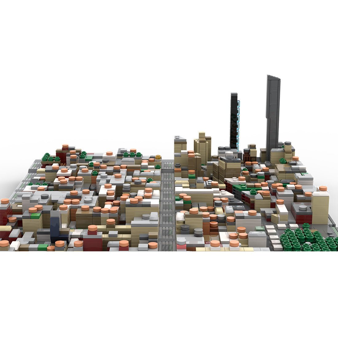 MOC - 243095 1/2000Scale NYC - Midtown Manhattan Flatiron District Klemmbausteine - LesDiy - Klemmbausteine