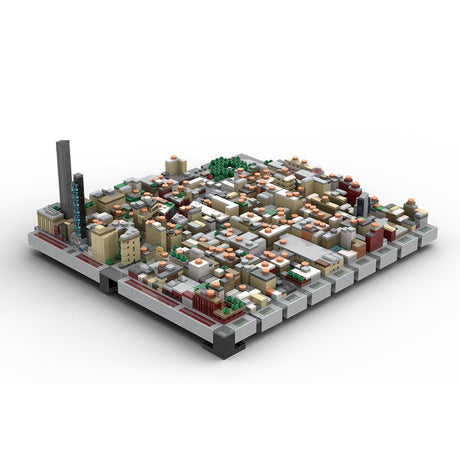 MOC - 243095 1/2000Scale NYC - Midtown Manhattan Flatiron District Klemmbausteine - LesDiy - Klemmbausteine