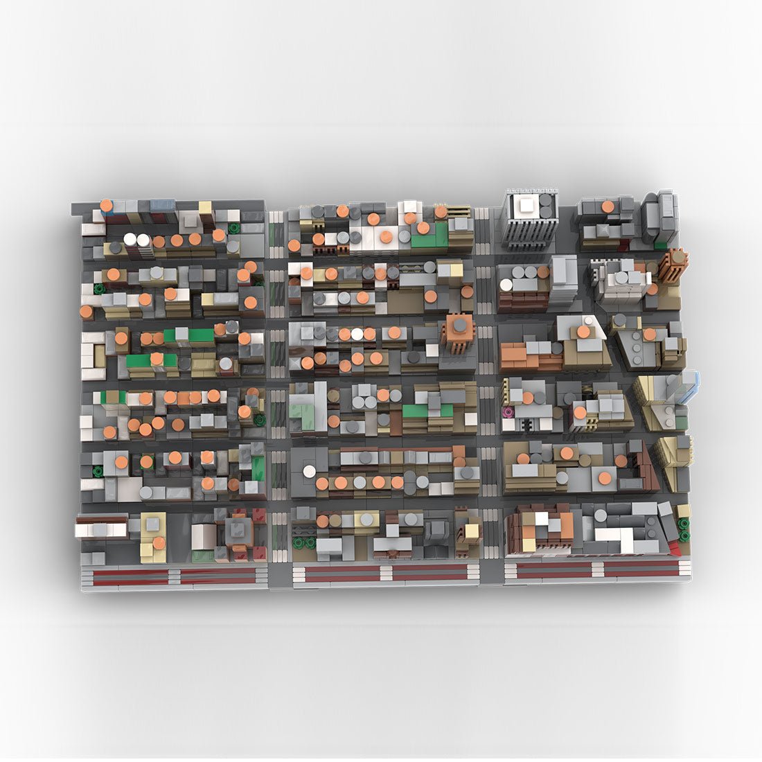 MOC - 243095 1/2000Scale NYC - Midtown Manhattan Garment District Klemmbausteine - LesDiy - Klemmbausteine