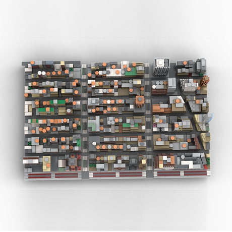 MOC - 243095 1/2000Scale NYC - Midtown Manhattan Garment District Klemmbausteine - LesDiy - Klemmbausteine