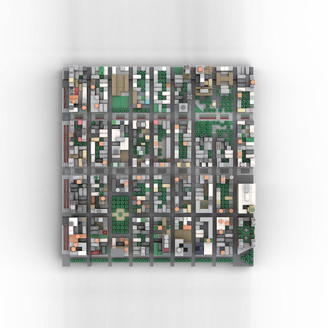 MOC - 243095 1/2000Scale NYC - Midtown Manhattan Gramercy Klemmbausteine - LesDiy - Klemmbausteine