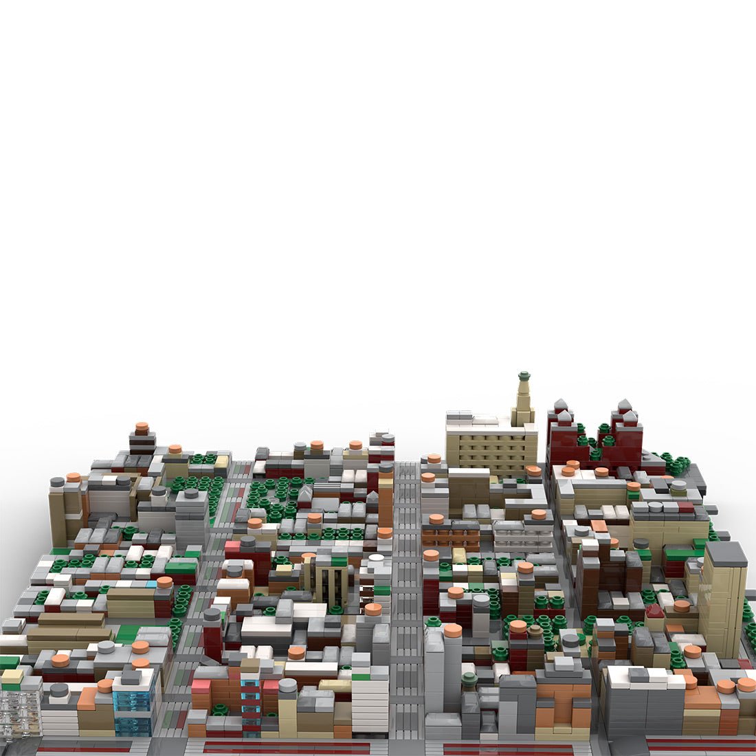 MOC - 243095 1/2000Scale NYC - Midtown Manhattan Gramercy Klemmbausteine - LesDiy - Klemmbausteine