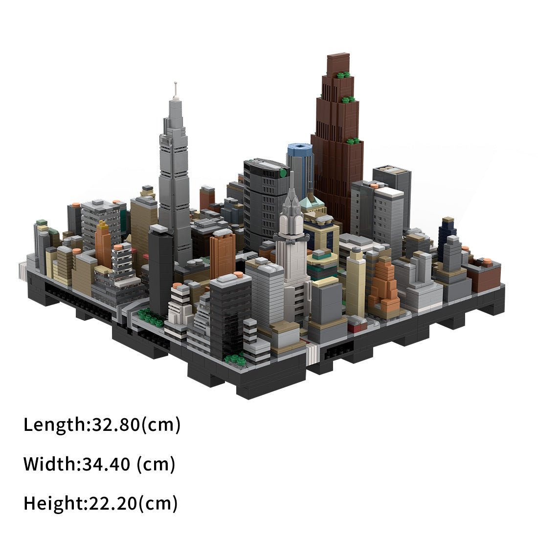 MOC - 243095 1/2000Scale NYC - Midtown Manhattan GrandCentral Klemmbausteine - LesDiy - Klemmbausteine