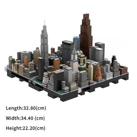 MOC - 243095 1/2000Scale NYC - Midtown Manhattan GrandCentral Klemmbausteine - LesDiy - Klemmbausteine