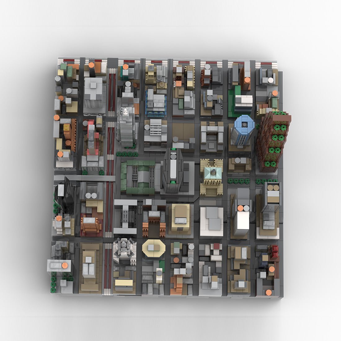 MOC - 243095 1/2000Scale NYC - Midtown Manhattan GrandCentral Klemmbausteine - LesDiy - Klemmbausteine