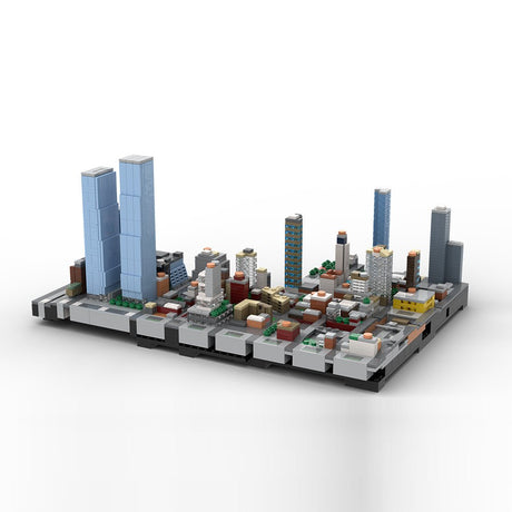 MOC - 243095 1/2000Scale NYC - Midtown Manhattan Hudson Yards Area Klemmbausteine - LesDiy - Klemmbausteine