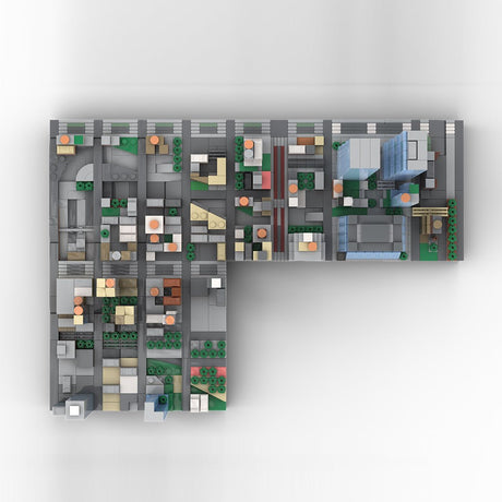 MOC - 243095 1/2000Scale NYC - Midtown Manhattan Hudson Yards Area Klemmbausteine - LesDiy - Klemmbausteine