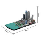 MOC - 243095 1/2000Scale NYC - Midtown Manhattan Hudson Yards Klemmbausteine - LesDiy - Klemmbausteine