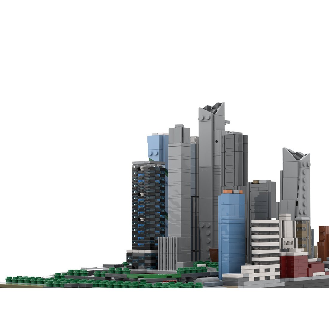 MOC - 243095 1/2000Scale NYC - Midtown Manhattan Hudson Yards Klemmbausteine - LesDiy - Klemmbausteine