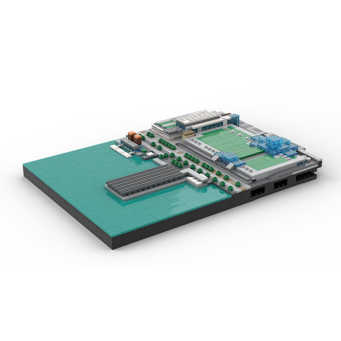 MOC - 243095 1/2000Scale NYC - Midtown Manhattan Javits Center Klemmbausteine - LesDiy - Klemmbausteine