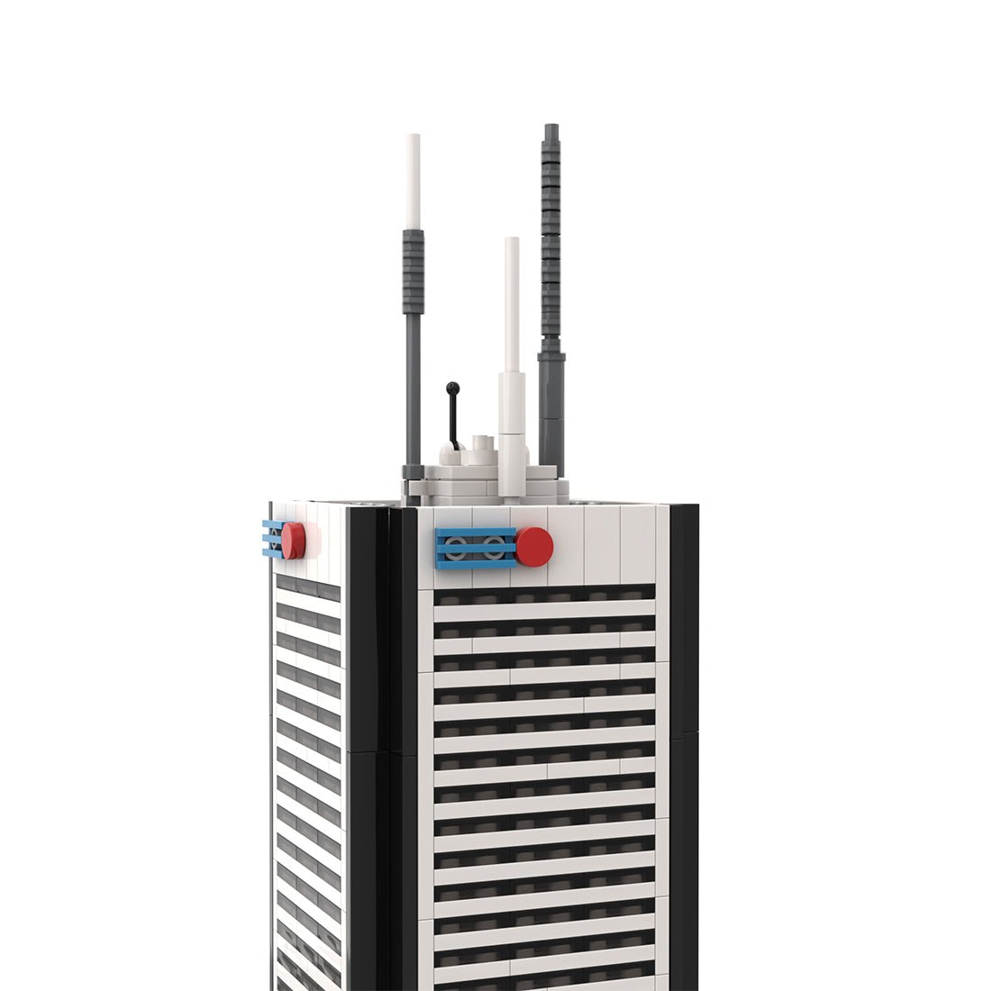 MOC - 243505 First Canadian Place 1:800 Scale Klemmbausteine - LesDiy - Klemmbausteine