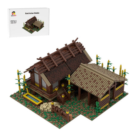 MOC - 244586 Age of Empires - Stable (East Asian) Klemmbausteine - LesDiy - Klemmbausteine