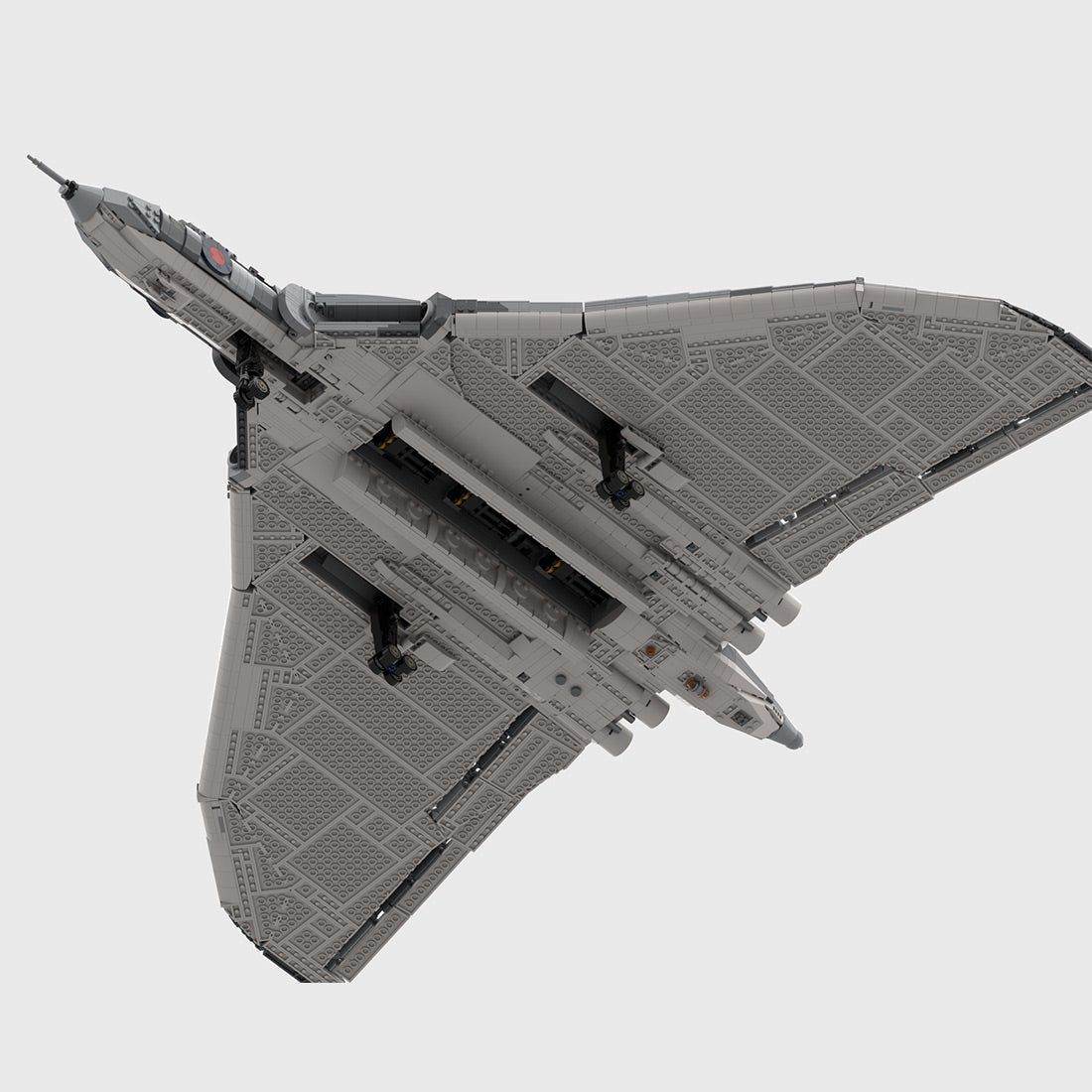 MOC - 244945 Avro Vulcan Klemmbausteine - LesDiy - Klemmbausteine