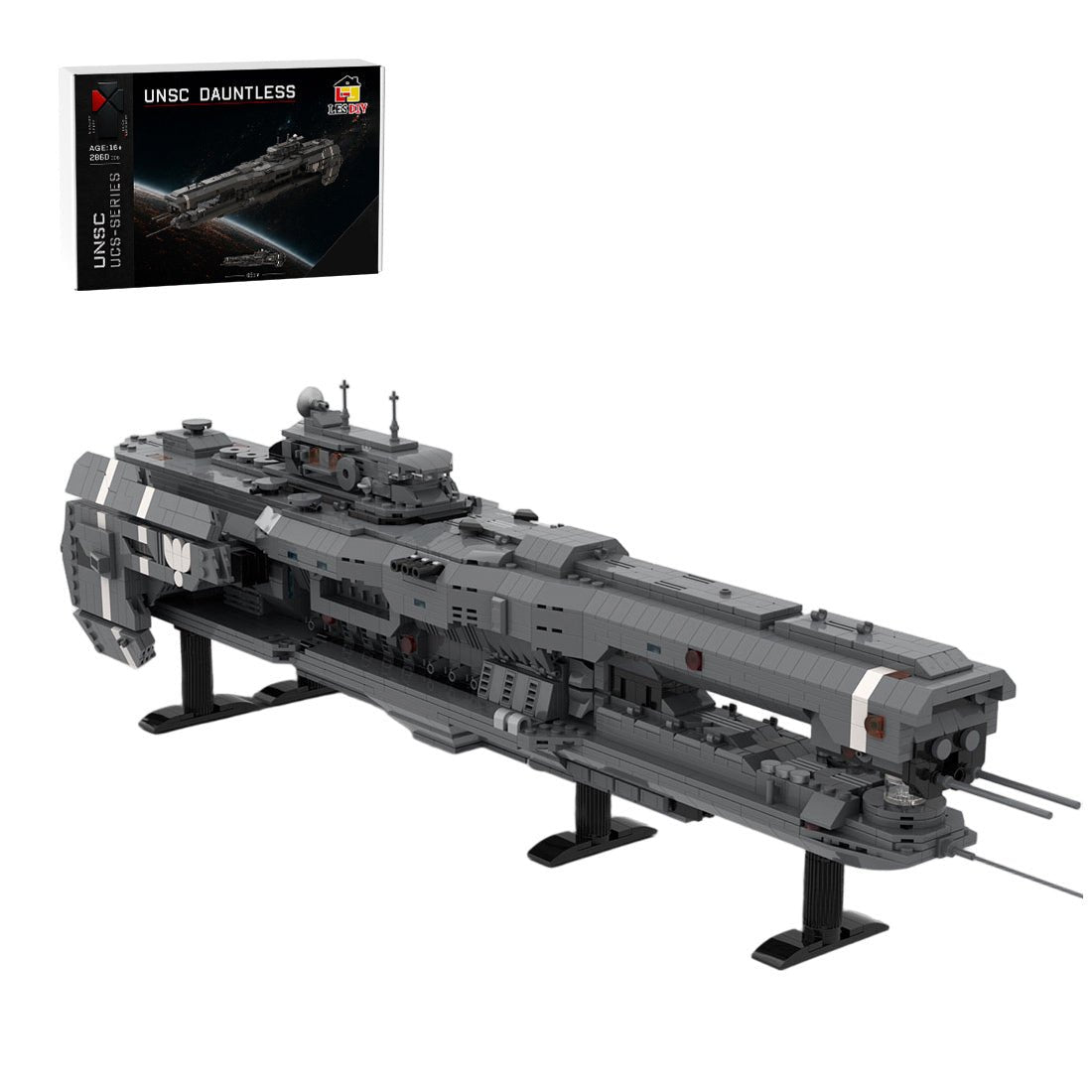 MOC-245083 Strident-class heavy Frigate - UNSC Dauntless Klemmbausteine ...