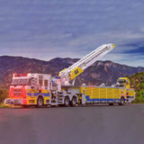 MOC - 245254 - 2017 Rosenbauer Commander Tiller Ladder Firetruck Klemmbausteine - LesDiy - Klemmbausteine