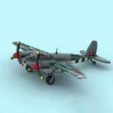 MOC-245547 De Havilland Mosquito Klemmbausteine-LesDiy-Klemmbausteine