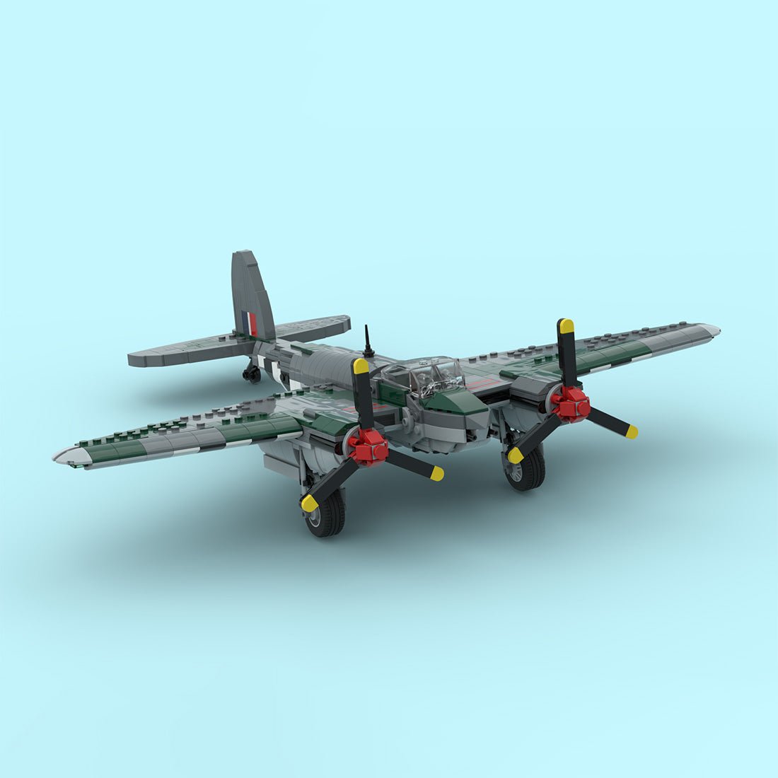 MOC-245547 De Havilland Mosquito Klemmbausteine-LesDiy-Klemmbausteine