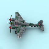 MOC-245547 De Havilland Mosquito Klemmbausteine-LesDiy-Klemmbausteine