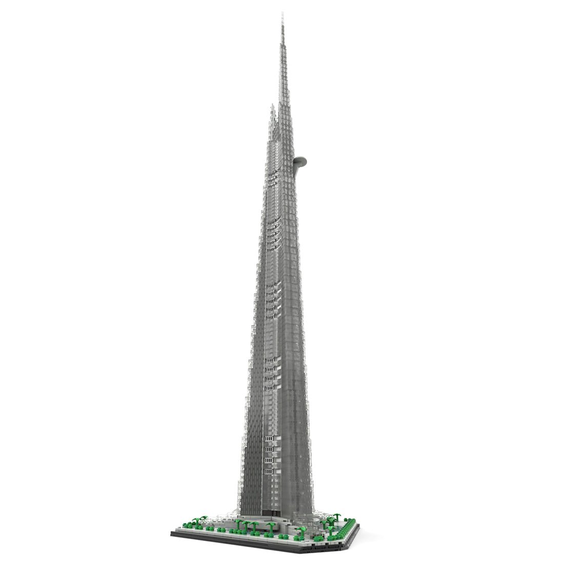 MOC - 246046 Jeddah Tower 1:800 Scale Klemmbausteine - LesDiy - Klemmbausteine