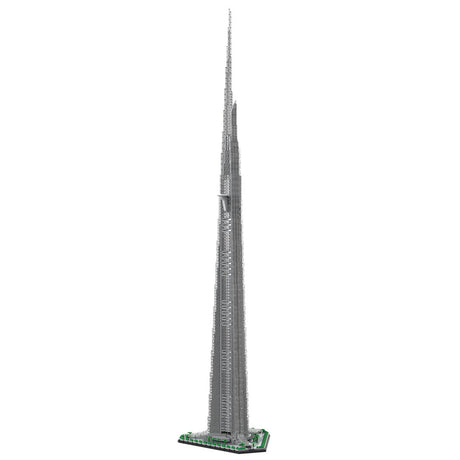 MOC - 246046 Jeddah Tower 1:800 Scale Klemmbausteine - LesDiy - Klemmbausteine