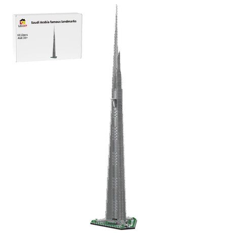 MOC - 246046 Jeddah Tower 1:800 Scale Klemmbausteine - LesDiy - Klemmbausteine